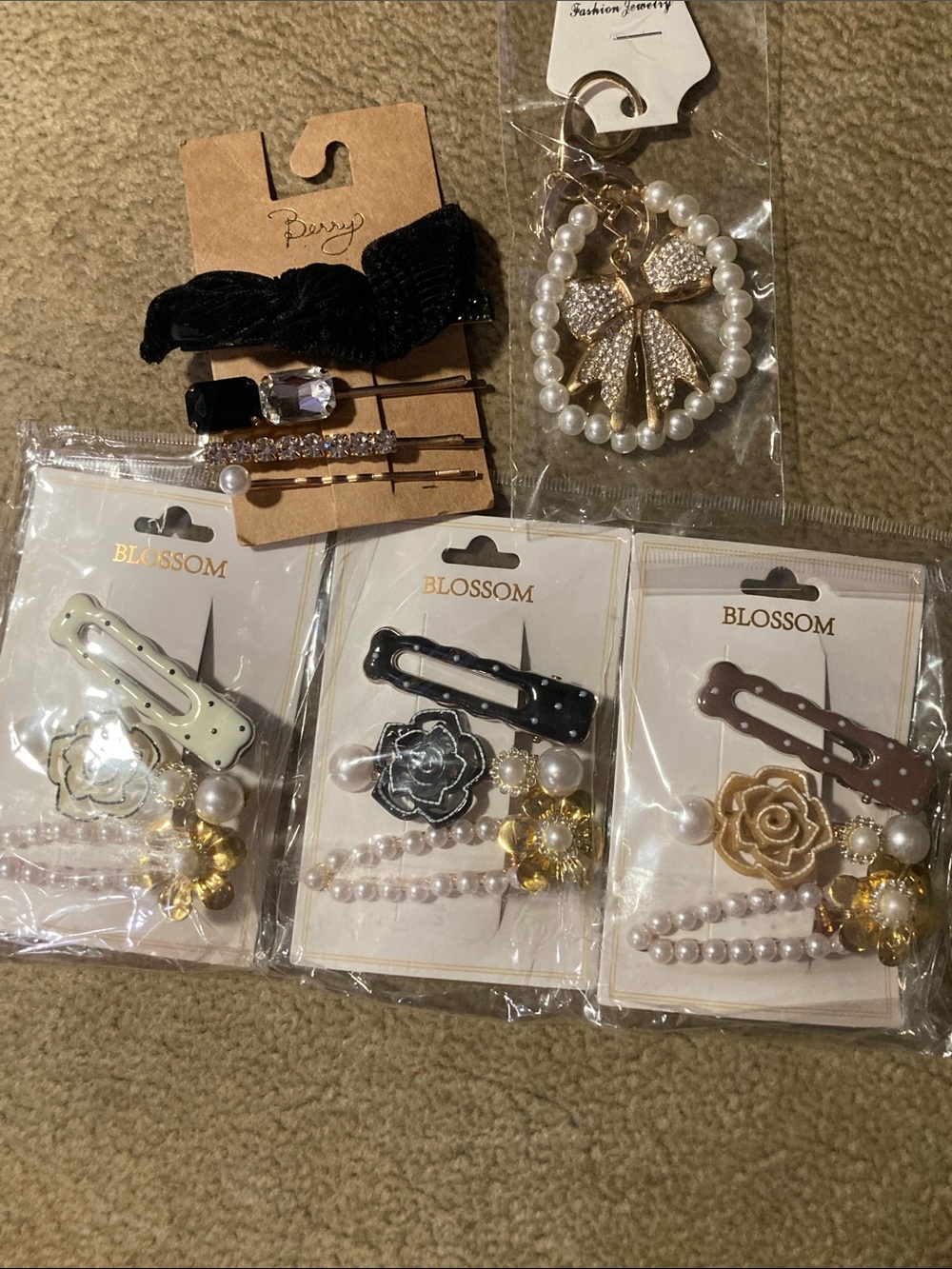 Hair Accessory Bundle + 1 Keychain